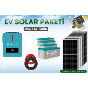 Off-Grid Ev Enerji Sistemi Karavan, Bağ Evi, Hobi Bahçesi, Konteyner 9.6Kw Off-Grid Ev Enerji Sistemi Karavan, Bağ Evi, Hobi Bahçesi, Konteyner 9.6Kw